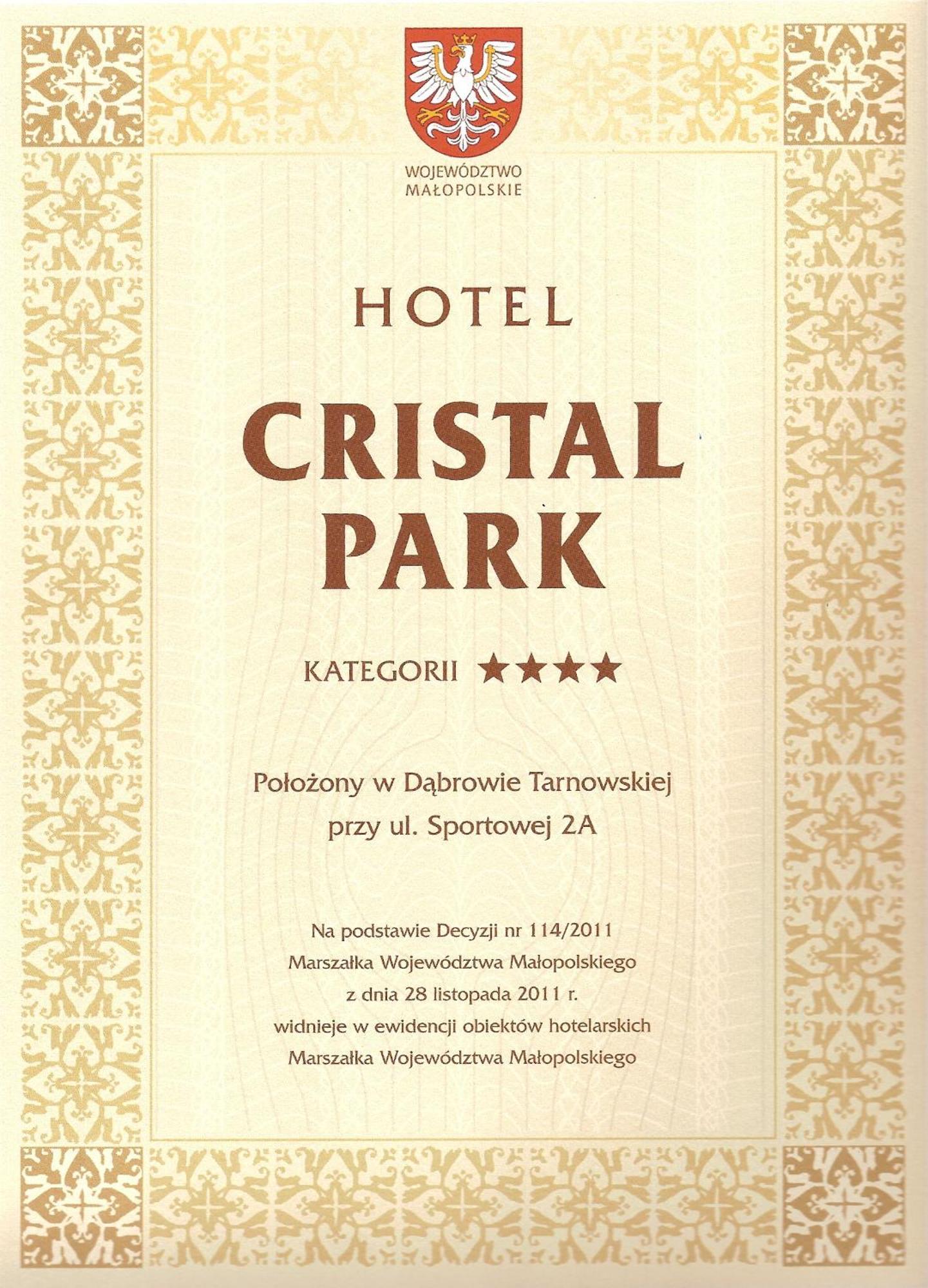Hotel Cristal Park Dabrowa Tarnowska ภายนอก รูปภาพ